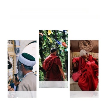 КРАСНО-СЕРЫЙ ДЕРЕВЯННЫЙ АЛТАРЬ