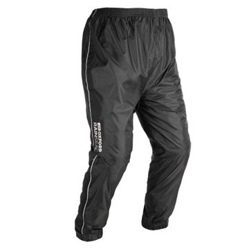 OXFORD SPODNIE MOTOCYKLOWE PRZECIWDESZCZOWE RAINSEAL BLACK XL