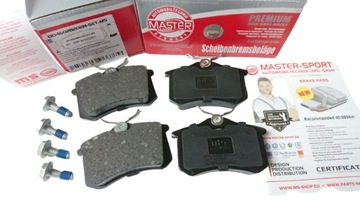 KLOCKI HAMULCOWE TYŁ AUDI A6 C5 A4 A4 B6 B7 B5 A3 VW PASSAT B5 GOLF IV LEON