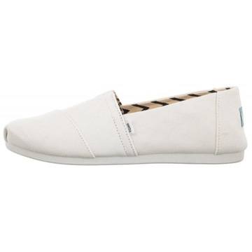 Buty Espadryle Damskie Toms Alpargata Cotton Białe