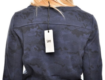 LEE bluza NAVY zip moro BOMBER _ M