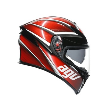 ШЛЕМ AGV K-5 S — TEMPEST RED + БЕСПЛАТНО