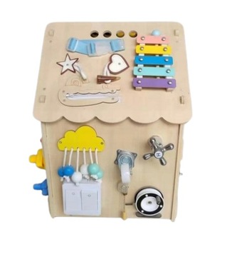 Деревянный домик-куб для манипуляций с телефоном размера XXL