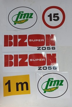 Naklejka naklejki BIZON SUPER Z056 kpl
