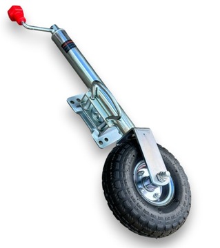 Колесо опорное маневренное для прицепа кемпингового эвакуатора, 200 кг, диаметр 48, надувное