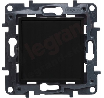 Крышка рамы Legrand Niloe Step черного цвета
