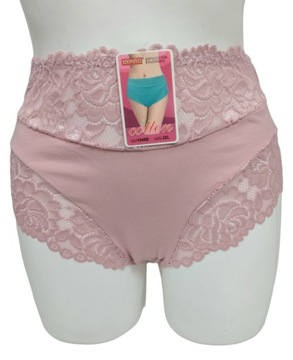 BAWEŁNIANE KORONKOWE FIGI Dorimodes DAMSKIE MIX KOLOR 3XL DUŻE ROZMIARY