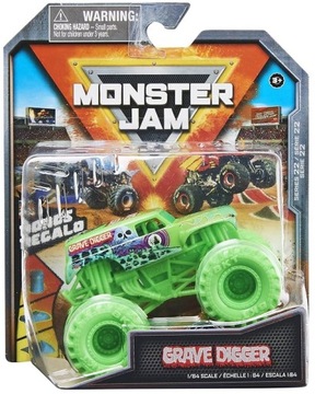 Auto Grave Seria 22 Digger Autko Samochodzik skala 1:64 Monster Jam