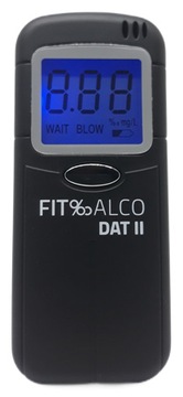 Алкотестер FitAlco Dat II со светодиодной подсветкой и ЖК-дисплеем + мундштуки + бесплатно