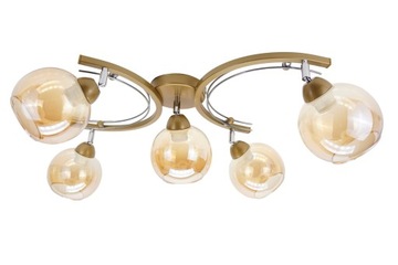 Lampa sufitowa żyrandol FM5-133B zł KOLORY led E27