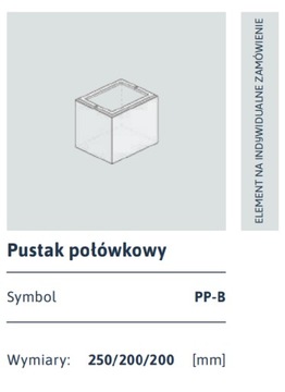Блок заборный Konekt Boka PP-B RØD