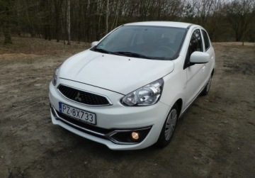 Mitsubishi Space Star Hatchback 5d 1.0 71KM 2016 Mitsubishi Space Star maly tani niezawodny SERWISOWANY Benzyna 71KM, zdjęcie 2