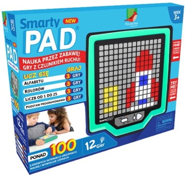 SMARTY PAD INTERAKTYWNY TABLET EDUKACYJNY LED PL