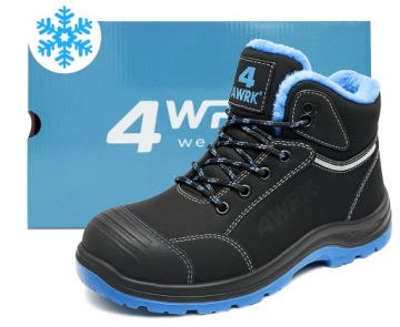 ZIMOWE BUTY ROBOCZE TRZEWIKI WODOODPORNE OBUWIE OCIEPLANE FUTREM S3 R.43