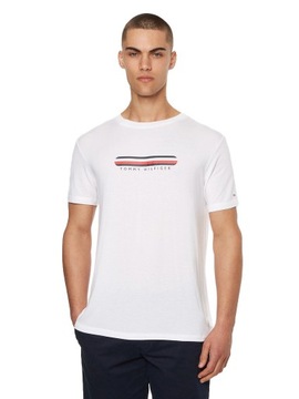 TOMMY HILFIGER KOSZULKA MĘSKA CN SS TEE WHITE r.XL