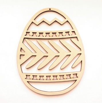 Ажурное украшение Деревянное пасхальное яйцо на окно