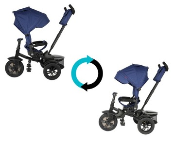 Трехколесный велосипед Qplay Premium Темно-синий