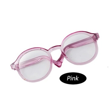 9cm Mini okrągłe okulary do 1/6 Blythes i 15cm 20cm pluszowe EXO lalki