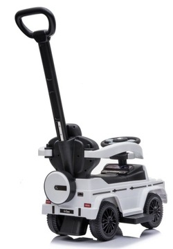 Детские ходунки-коляска Mercedes Benz G Class с белой толкачкой