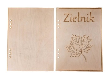Zielnik Album Okładka Do Zielnika A4 Sklejka Drewno 22x30,7cm