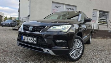 Seat Ateca SUV 1.4 EcoTSI 150KM 2017 Seat Ateca 1,4 benzyna 150 KM NAVI Full LED webasto OPLACONY 89 tys km