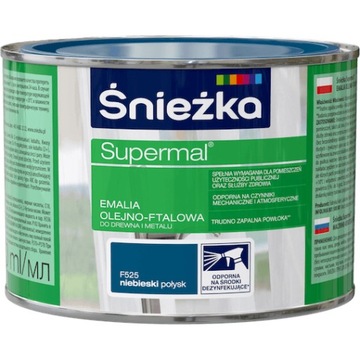 ŚNIEŻKA SUPERMAL OLEJNO-FTALOWA NIEBIESKI 0,2L
