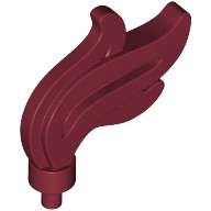 Lego Pióro Piórko do Czapki Hełm C. Czerwony 64647