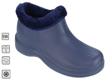 KALOSZE OCIEPLANE LEKKIE DAMSKIE PIANKOWE ZIMOWE