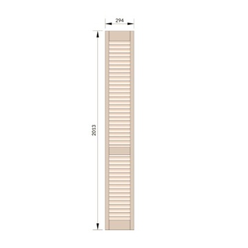 Drzwiczki Ażurowe Sosnowe 29,4 x 201,3 cm Front Drewniany Produkt Polski
