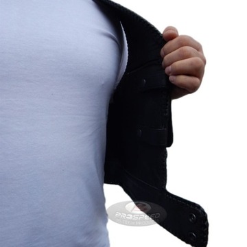 Кожаный мотоциклетный жилет KUTA CLUB 4XL