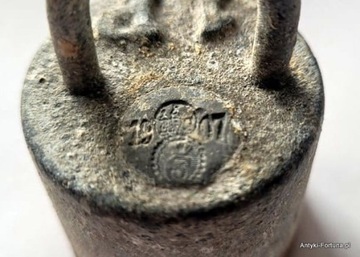 Весовой груз - 1П, маркировка 1907 г. - №3.