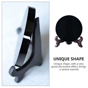 Декоративное круглое готическое зеркало из обсидиана для гадания