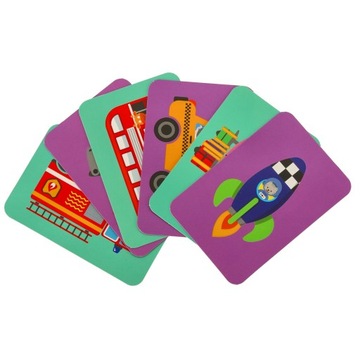 МАГНИТНАЯ КНИГА-ПАЗЛ С МАГНИТНЫМИ СРЕДСТВАМИ ТРАНСПОРТА