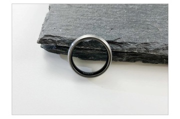 СЕРЕБРЯНОЕ МАТОВОЕ ЧЕРНОЕ КОЛЬЦО-ПЕЧАТКА ВОльфрамовое КОЛЬЦО R24