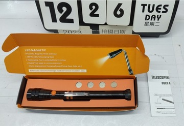 ГИБКИЙ МАГНИТНЫЙ ЗАХВАТ СВЕТОДИОДНЫЙ ФОНАРИК ИЗОГНУТЫЙ МАГНИТ МУЖСКИЕ ПОДАРКИ