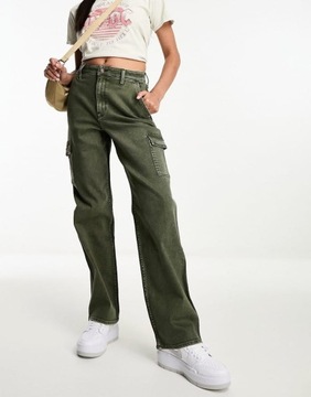 HOLLISTER KHAKI JEANSY KIESZENIE (32)