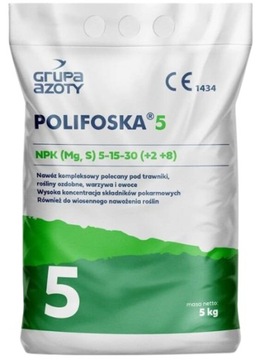 Nawóz wieloskładnikowy Grupa Azoty granulat 5 kg 5 l