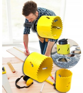 OTWORNICE DO METALU DREWNA WIERTŁA ZESTAW OTWORNIC BIMETALOWYCH BI-METAL 17