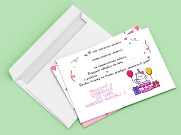 ПРИГЛАШЕНИЕ КОТА НА ДЕНЬ РОЖДЕНИЯ РЕБЕНКА + БЕСПЛАТНЫЙ КОНВЕРТ