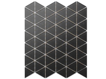 MOZAIKA SZKLANA TRIANGLE BLANKET CZARNA SOFT BLACK