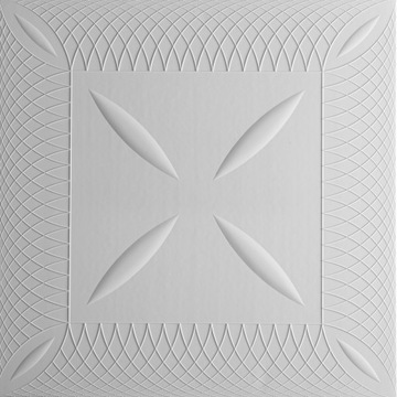 PANEL SUFITOWY KASETON MOTYL BIAŁY powlekany PCV!
