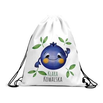 Worek Plecak Do Przedszkola Na Buty Imię JAGÓDKA
