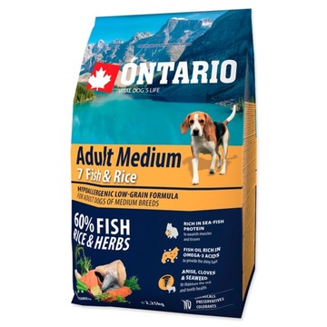 ONTARIO 2,25kg ADULT MEDIUM FISH RYBA