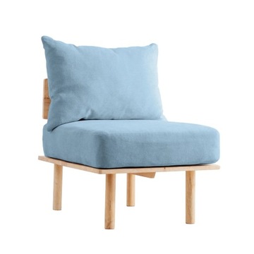 Sofa SERI modułowa niebieska 60x74x86 cm moduł HOMLA