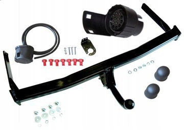 SKODA ROOMSTER+PRAKTIK БУКСИРОВОЧНЫЙ КРЮК+ЖГУТ ПРОВОДОВ 7 PIN 13