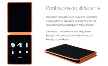 ETUI NA KOSZULE, POKROWIEC PRZECIW ZAGNIECENIOM - POMARAŃCZOWE - PACKSHI