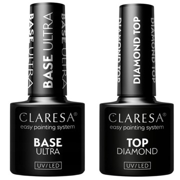 CLARESA ZESTAW TOP DIAMOND 1+1 ULTRA BASE 5 ml