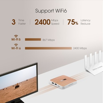Mecool KM6 905x4 tvbox Android 10.0 wifi 6 km6 ATV sieciowy dekoder telewizyjny