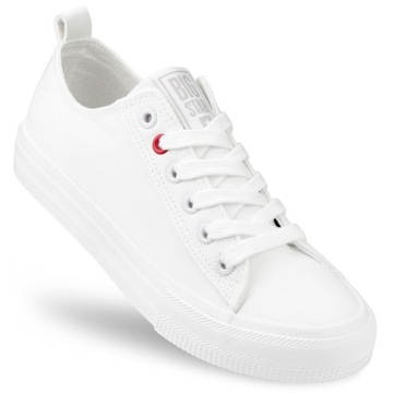 TRAMPKI damskie buty BIG STAR tenisówki białe niskie wygodne JJ274001 41