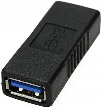 PRZEJŚCIÓWKA USB 3.0 Adapter USB - USB AF-AF 3.0 BECZKA CZARNY PREMIUMCORD